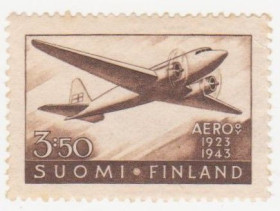 Скандинавія Скандинавия ^/--/^ Финляндия 1944 г. № 290 ** ^_^^^ Фінляндія 1944 No 290 ** - фото фото фото