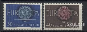 Скандинавія Скандинавия ^/--/^ Финляндия 1960 Европа СЕРТ Mi 525-526 MNH ^_^^^ 1960 Європа Серт Mi 525-526 MNH - фото фото фото