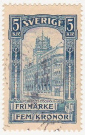 Скандинавія Скандинавия ^/--/^ Швеция 1903 г..№  54 гащенная ^_^^^ Швеція 1903 р. No 54 гащена - фото фото фото