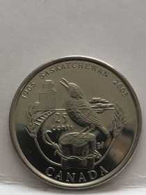 Канада Канада ^/--/^ Канада 25 центів, 2005 р. 100 років провінції Саскачеван. ^_^^^ Канада 25 центов, 2005 г. 100 лет провинции Саскачеван. - фото фото фото