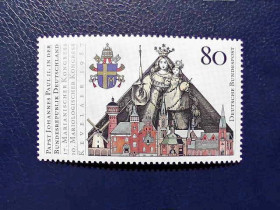 НДР, ФРН ГДР, ФРГ ^/--/^ Поштова марка Німеччина ФРН &amp;quot; Геральдика &amp;quot; 1987 рік ** ^_^^^ Почтовая марка Германия ФРГ &amp;quot; Геральдика &amp;quot; 1987 год ** - фото фото фото
