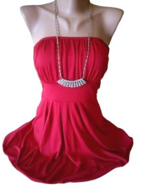 Туніки Туники ^/--/^ L-XL Красное мини платье Nev Look с лифом бюстье, и юбкой баллон, эффектная туника из вискозы, Румыния ^_^^^ L-XL Червона міні сукня Nev Look з ліфом бюстя, і спідницею балон, ефектна туніка з віскози, Румунія - фото фото фото