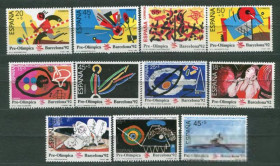 Спорт Спорт ^/--/^ Испания 1988-1990.Серии из 17 почтовых марок на тему Олимпиада 2844-47,2875-78,2905-07 MNH OG ^_^^^ Іспанія 1988-1990.Серії з 17 поштових марок на тему Олімпіада 2844-47,2875-78,2905-07 MNH OG - фото фото фото