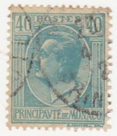 Малі Держави Європи Малые Государства Европы ^/--/^ Монако 1924  г. № 86 гашеная ^_^^^ Монако 1924 р. No 86 гашена - фото фото фото