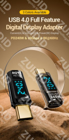 Зарядні пристрої Зарядные устройства ^/--/^ Адаптер OTG Type-C to Type-C 240 /--/ w usb 4.0 c поддержкой протокол PD 3.1 ^_^^^ Адаптер OTG Type-C to Type-C 240 /--/ w usb 4.0 з підтримкою протокол PD 3.1 - фото фото фото