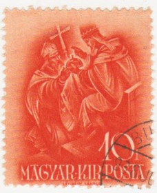 Угорщина Венгрия ^/--/^ Венгрия 1938 г. № 582 гашеная ^_^^^ Угорщина 1938 р. No 582 гашена - фото фото фото