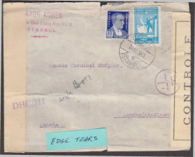 Європа Европа ^/--/^ Турция 1943 ВОЕННАЯ ЦЕНЗУРА ПОЧТА ЦЕНЗУРИРОВАННОЕ ПИСЬМО ВТОРОЙ МИРОВОЙ ВОЙНЫ WWII ДОКУМЕНТ 2 /--/ м ^_^^^ Туреччина 1943 ВІЙСЬКОВОЇ ЦЕНЗУРА ПОШТА ЦЕНЗУРОВАНИЙ ПИСЬМ ДРУГОЇ СВІТОВОЇ ВІЙНИ WWII ДОКУМЕНТ 2 /--/ М - фото фото фото