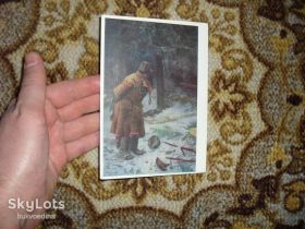 СРСР СССР ^/--/^ Лісовий сторож Худ.В.Максимов 1963 /--/ р. ^_^^^ Лесной сторож Худ.В.Максимов 1963 /--/ г. - фото фото фото