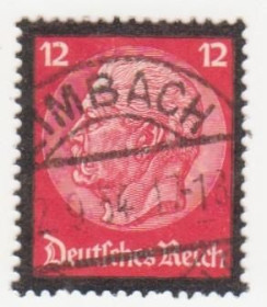 Третій Рейх (-) Третий Рейх (-) ^/--/^ Германия   ( Рейх) 1934 г. №  545 гашеная ^_^^^ Німеччина (Рейх) 1934 р. No 545 гашена - фото фото фото