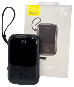 Зарядні пристрої Зарядные устройства ^/--/^ Power Bank 10000 mAh 15 W BASEUS реальна ємність з кабелем зовнішній акумулятор павербанк ^_^^^ Power Bank 10000 mAh 15 W BASEUS реальная емкость с кабелем внешний аккумулятор павербанк - фото фото фото