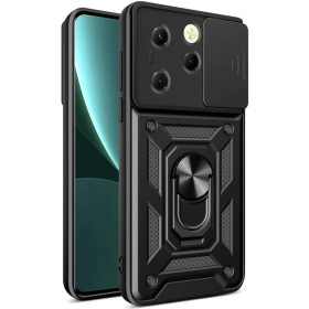 Чохли, бампера Чехлы, бампера ^/--/^ Чохол Fiji Camera Defence для Infinix Hot 40 (X /--/ 6836) бампер із захистом камери та підставкою Black ^_^^^ Чехол Fiji Camera Defence для Infinix Hot 40 (X /--/ 6836) бампер с защитой камеры и подставкой Black - фото фото фото