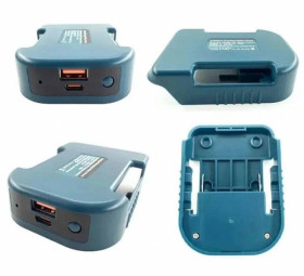 Зовнішні акумулятори (Power Bank) Внешние аккумуляторы (Power Bank) ^/--/^ Адаптер повербанк для Li-ion аккумуляторов стандарта Makita (Usb-порт и порт Type-c) ^_^^^ Адаптер повербанк для Li-ion акумуляторів стандарту Makita (Usb-порт і порт Type-c) - фото фото фото