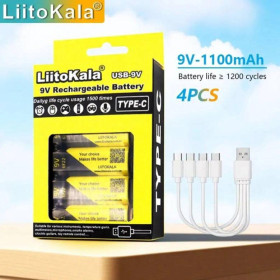 Ліхтарі, ліхтарики Фонари, фонарики ^/--/^ Аккумулятор LiitoKala USB-9 /--/ V /--/ 4+4-In-1 Type-C Line ^_^^^ Акумулятор LiitoKala USB-9 /--/ V /--/ 4+4-In-1 Type-C Line - фото фото фото