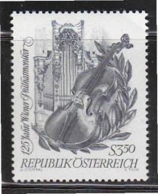 Австрія Австрия ^/--/^ Австрия 1967 ВЕНСКАЯ ФИЛАРМОНИЯ 125 ЛЕТ ТЕАТР СЦЕНА МУЗЫКА СКРИПКА МУЗЫКАЛЬНЫЙ ИНСТРУМЕНТ Mi.1236** MNH ^_^^^ Австрія 1967 Віденська філармонія 125 років Театр Сцена Музика Скрипка Музичний інструмент Mi.1236** MNH - фото фото фото