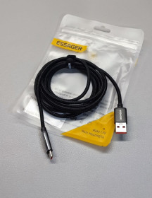 Кабелі Кабели ^/--/^ Essager PD 100 /--/ W 7 /--/ A кабель USB Type-C 1 метр - фото фото фото