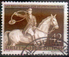 Третій Рейх (-) Третий Рейх (-) ^/--/^ 1943 - Рейх - Турнір в Мюнхені Mi.854 _гаш ^_^^^ 1943 - Рейх - Турнир в Мюнхене Mi.854 _гаш - фото фото фото
