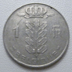 Бельгія Бельгия ^/--/^ Бельгія 1 франк 1972 року Belgique 42630 ^_^^^ Бельгия 1 франк 1972 года Belgique 42630 - фото фото фото