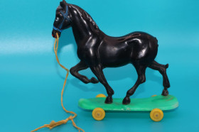 Фігурки, солдатики Фигурки, солдатики ^/--/^ КІНЬ конячка для повозки ГДР №308 УЦІНКА ^_^^^ лошадка для повозки ГДР No /--/ 308 УЦЕНКА - фото фото фото