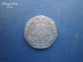 Єлизавета II (після ) Елизавета II (после ) ^/--/^ Монета 20 пенсів Великобританія 2000 ^_^^^ Монета 20 пенсов Великобритания 2000 - фото фото фото
