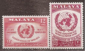 Інші країни Другие страны ^/--/^ Малайская федерация 1958 Sc.85-86 ** ПОЛНАЯ серия ^_^^^ Малайська федерація 1958 Sc.85-86 ** Повна серія - фото фото фото