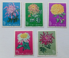 Китай Китай ^/--/^ Китай 1961 Цветы, хризантемы, MLH  (КЦ = 160 евро)  (редкие) ^_^^^ Китай 1961 Квіти, хризантеми, MLH (КЦ = 160 євро) (рідкісні) - фото фото фото