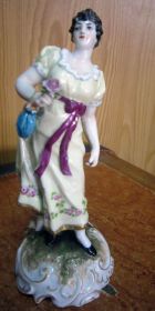 Статуетки, Скульптури, Фігурки, Фарфор Статуэтки, Скульптуры, Фигурки, Фарфор ^/--/^ ЕВРОПА. ЛЮДВИГСБУРГ.  ДАМА С РОЗОЙ.  ВТОРАЯ ПОЛОВИНА 19  ВЕКА ^_^^^ Європа. Людвігсбург. Дама з розою. Друга половина 19 століття - фото фото фото