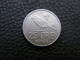 Норвегія Норвегия ^/--/^ 25 эре  Норвегия 1972 г ^_^^^ 25 ери Норвегія 1972 - фото фото фото