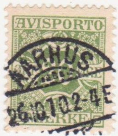 Скандинавія Скандинавия ^/--/^ Дания 1914  г..№ 16 гашеная ^_^^^ Данія 1914 р. No 16 гашена - фото фото фото