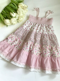 Сарафани Сарафаны ^/--/^ Сарафан H&amp;M. Котон. Якісний. 1,5/2 роки. Ріст 92 см ^_^^^ Сарафан H&amp;M. Котон. Качественный. 1,5/2 года. Рост 92 см - фото фото фото