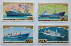 КНДР КНДР ^/--/^ КНДР Северная Корея 1988 Корабли, MNH ^_^^^ КНДР Північна Корея 1988 Кораблі, MNH - фото фото фото