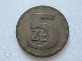 - року - года ^/--/^ Польша 5 злотых 1976 года #13768 ^_^^^ Польща 5 злотих 1976 року #13768 - фото фото фото
