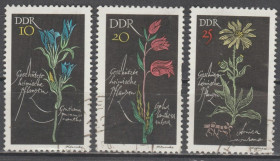 Флора Флора ^/--/^ Германия Німеччина ГДР 1966 флора цветы полная серия ^_^^^ Германия ГДР 1966 флора цветы полная серия - фото фото фото