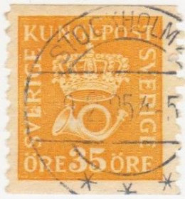 Скандинавія Скандинавия ^/--/^ Швеция 1922 г. № 155 гашеная ^_^^^ Швеція 1922 р. No 155 гашена - фото фото фото