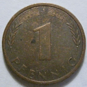 НДР, ФРН ГДР, ФРГ ^/--/^ Німеччина 1 пфеніг 1976 року J 41311 ^_^^^ Германия 1 пфенниг 1976 года J 41311 - фото фото фото