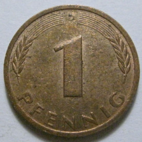 НДР, ФРН ГДР, ФРГ ^/--/^ Німеччина 1 пфеніг 1984 року D 41316 ^_^^^ Германия 1 пфенниг 1984 года D 41316 - фото фото фото