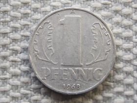 НДР, ФРН ГДР, ФРГ ^/--/^ Германия ГДР 1 пфенниг 1968 года #5805 ^_^^^ Німеччина НДР 1 пфеніг 1968 року #5805 - фото фото фото