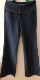 Штани Брюки ^/--/^ Мегастильные женские палаццо джинсовые брюки denim co, демисезон, р.48 ^_^^^ Мегастільні жіночі джинсові брюки denim co, демісезон, р.48 - фото фото фото