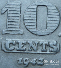 Нідерланди Нидерланды ^/--/^ Нидерланды 10 центов 1942 цинк  XF=2$  ( цены по &amp;quot;Краузе&amp;quot; 2005 /--/ г. для справки)  дло/1 /--/ н /--/ 5 ^_^^^ Нідерланди 10 центів 1942 цинк XF = 2$ ( ціни по &amp;quot; Краузе &amp;quot; 2005 /--/ р. для довідки) дло/1 /--/ н /--/ 5 - фото фото фото