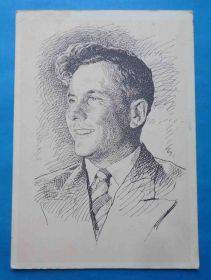 СРСР СССР ^/--/^ Открытка Космонавт СССР Попович Художник Яр-Кравченко 1962 ^_^^^ Листівка Космонавт СРСР Попович Художник Яр-Кравченко 1962 - фото фото фото