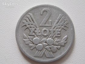 - року - года ^/--/^ Польша 2 злотых 1958 года #13845 ^_^^^ Польща 2 злотих 1958 року #13845 - фото фото фото