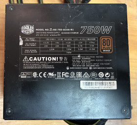 Блоки живлення Блоки питания ^/--/^ Блок живлення CoolerMaster GX /--/ 2 750 /--/ W. Стандарт 80+bronze, - фото фото фото