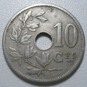 Бельгія Бельгия ^/--/^ Бельгія 10 сантимів 1905 року BELGIQUE 42184 ^_^^^ Бельгия 10 сантимов 1905 года BELGIQUE 42184 - фото фото фото