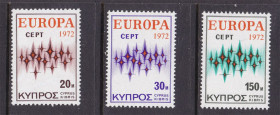Малі Держави Європи Малые Государства Европы ^/--/^ Кипр  1972 г  MNH - EUROPA CEPT - ^_^^^ Кіпр 1972 MNH - EUROPA CEPT - фото фото фото
