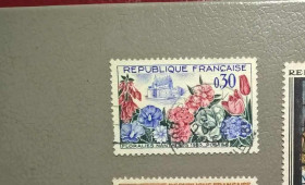 Франція Франция ^/--/^ Франция Флора Цветы 1963 ^_^^^ Франція Флора Квіти 1963 - фото фото фото