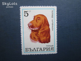 Фауна Фауна ^/--/^ Марка Болгарія 1970 фауна собака порода коккер спаніель MNH ^_^^^ Марка Болгария 1970 фауна собака порода коккер спаниэль MNH - фото фото фото