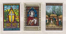 Мистецтво Искусство ^/--/^ NM Норфолк 1972 1970 г MNH - Рождество ^_^^^ NM Норфолк 1972 1970 MNH - Різдво - фото фото фото