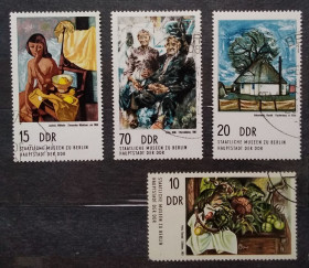 Мистецтво Искусство ^/--/^ ГДР 1974 г - Живопись XX века ^_^^^ НДР 1974 - Живопис XX століття - фото фото фото