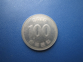 Республіка Корея Республика Корея ^/--/^ Монета 100 вон Південна Корея 2010 ^_^^^ Монета 100 вон Южная Корея 2010 - фото фото фото
