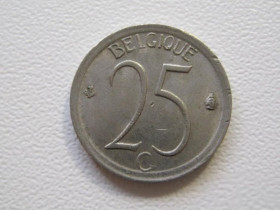 Бельгія Бельгия ^/--/^ Бельгия 25 сантимов 1970 года BELGIQUE 32935 ^_^^^ Бельгія 25 сантимів 1970 року BELGIQUE 32935 - фото фото фото