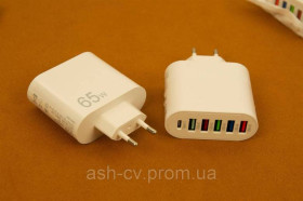 Зарядні пристрої Зарядные устройства ^/--/^ Зарядний пристрій, 5 /--/ xUSB, 1 /--/ xType-C, QC, PD, 3.0, Fast Charge, USB, Type-C, 3.1 /--/ A ^_^^^ Зарядное устройство, 5 /--/ xUSB, 1 /--/ xType-C, QC, PD, 3.0, Fast Charge, USB, Type-C, 3.1 /--/ A - фото фото фото